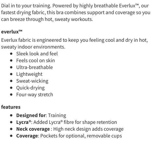 LULULEMON Sz 4 Wunder Train Long Line Med Support Sports Bra Yoga Athleisure $68 - Picture 4 of 12